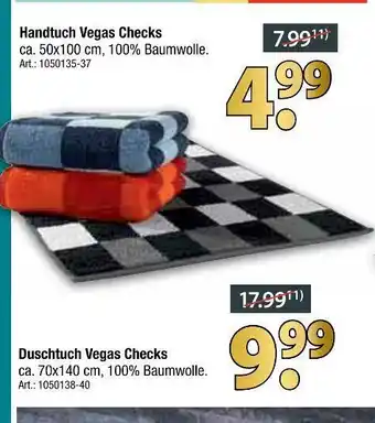 Zurbrüggen Handtuch oder duschtuch vegas checks Angebot