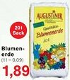 Wiglo Wunderland AUGUSTINER Blumenerde Angebot