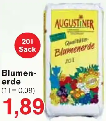 Wiglo Wunderland AUGUSTINER Blumenerde Angebot