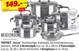 Höffner MEISTERKOCH TOPFSET „Focus" Angebot