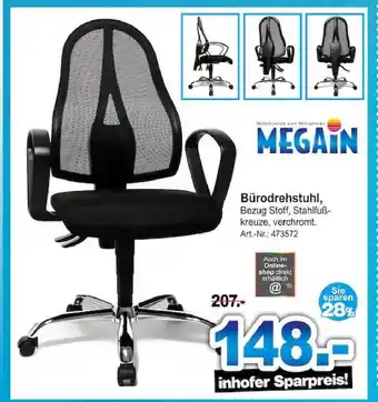 Möbel Inhofer Megain Bürodrehstuhl Angebot