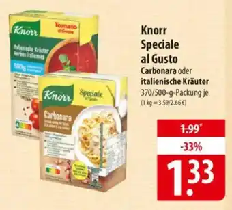 Famila Nord Ost Knorr Speciale al Gusto Angebot