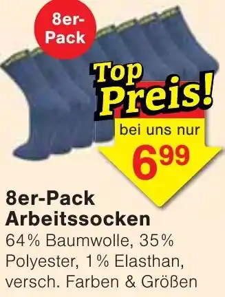 Wiglo Wunderland 8er-Pack Arbeitssocken Angebot