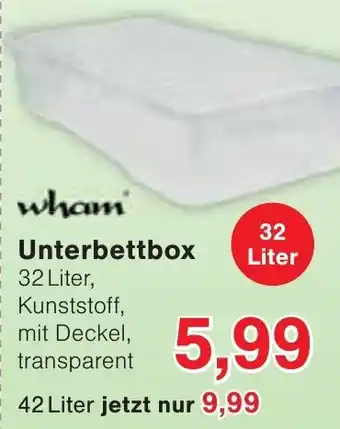 Wiglo Wunderland wham Unterbettbox Angebot