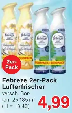 Wiglo Wunderland Febreze Lufterfrischer Angebot