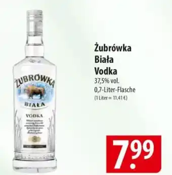 Famila Nord Ost Żubrówka Biała Vodka 37,5% vol. Angebot