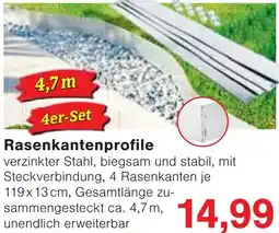 Wiglo Wunderland Rasenkantenprofile Angebot