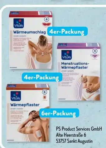 Aldi Süd Vitalis Selbsterwärmende Wärmepads Angebot