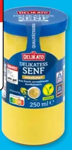 Aldi Süd Delikato Delikatess-Senf Angebot