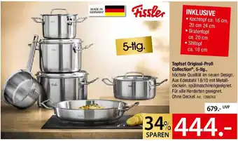 Zurbrüggen Fissler Topfset Original-Profi Collection, 5-tlg. Angebot