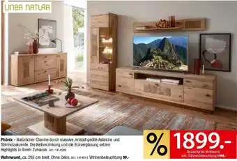 Zurbrüggen LINEA NATURA Wohnwand Angebot