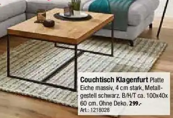 Zurbrüggen Stylife Couchtisch Klagenfurt Angebot