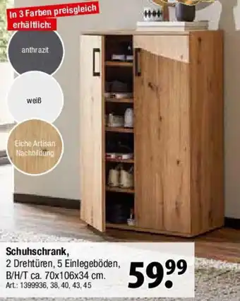 Zurbrüggen Xora Schuhschrank Angebot