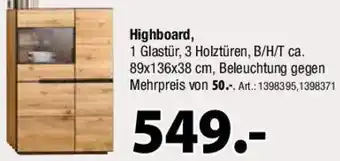 Zurbrüggen Highboard Angebot