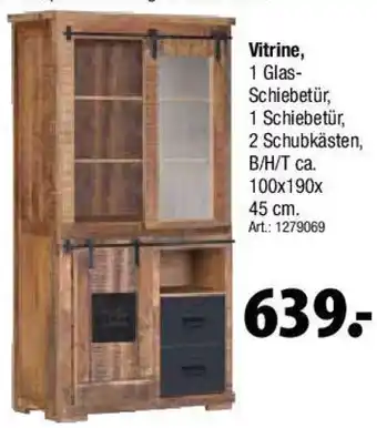 Zurbrüggen LANDSCAPE Vitrine Angebot