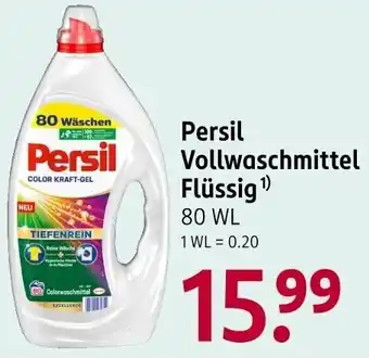 Rossmann Persil Vollwaschmittel Flüssig Angebot