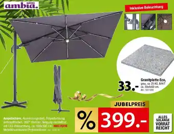 Zurbrüggen GARDEN ambia Ampelschirm Angebot