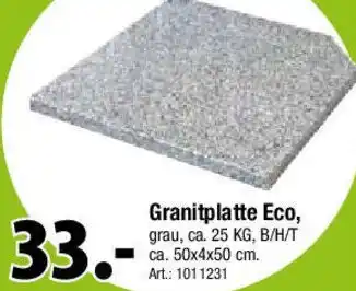 Zurbrüggen Granitplatte Eco Angebot