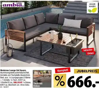 Zurbrüggen GARDEN ambia Modernes Lounge-Set Square Angebot