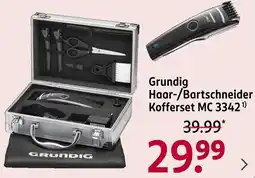 Rossmann Grundig Haar-/Bartschneider Kofferset MC 3342 Angebot