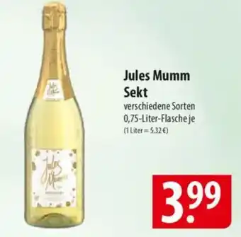 Famila Nord Ost Jules Mumm Sekt Angebot