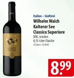 Famila Nord Ost Wilhelm Walch Kalterer See Classico Superiore Angebot