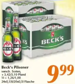 inkoop Beck's Pilsener Angebot