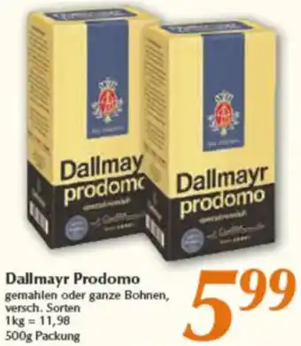 inkoop Dallmayr Prodomo Angebot