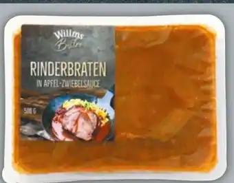 NETTO Willms Rinderbratenscheibe Apfel-Zwiebelsauce Angebot