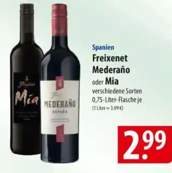 Famila Nord Ost Spanien Freixenet Mederaño oder Mia Angebot