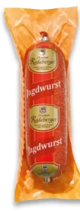 NETTO Radeberger Fleischwaren Delikatess Jagdwurst Angebot