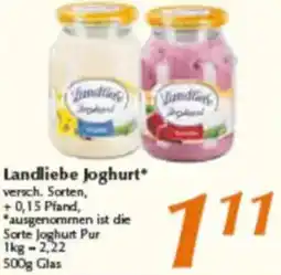 inkoop Landliebe Joghurt Angebot