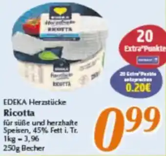 inkoop EDEKA Herzstücke Ricotta Angebot