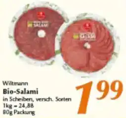 inkoop Wiltmann Bio-Salami Angebot