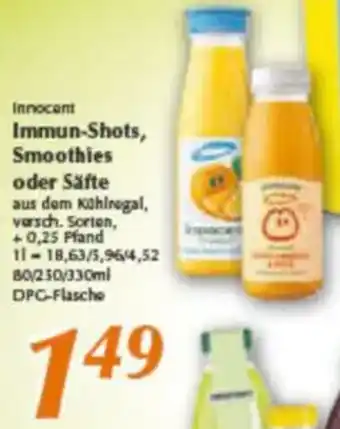 inkoop Innocent Immun-Shots, Smoothies oder Säfte Angebot