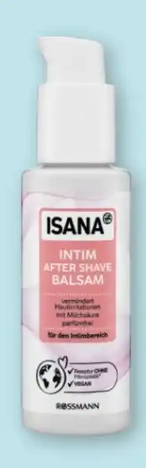 Rossmann Isana Intim After Shave Balsam Angebot