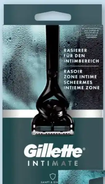 Rossmann Gillette Intimate Rasierer und 1 Klinge Angebot