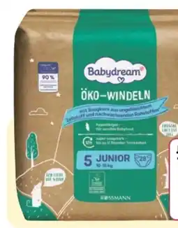 Rossmann Babydream Öko-Windeln Angebot