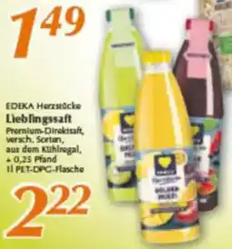 inkoop EDEKA Herzstücke Lieblingssaft Angebot