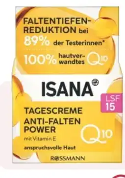 Rossmann Isana Tagescreme Q10 Anti-Falten Power Angebot