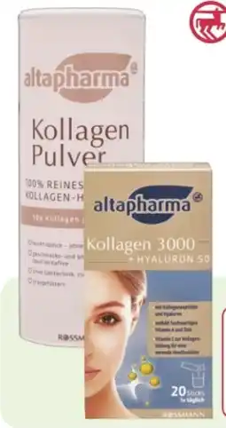 Rossmann Altapharma Kollagen 3.000 + Hyaluron 50 Angebot