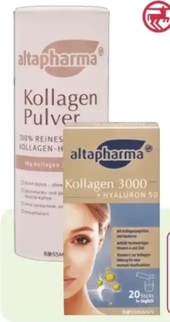 Rossmann Altapharma Kollagen 3.000 + Hyaluron 50 Angebot