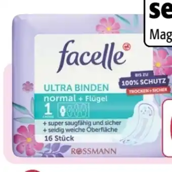 Rossmann Facelle Ultra-Binden Angebot