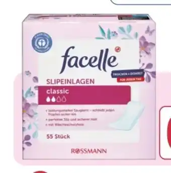 Rossmann Facelle Slipeinlagen Angebot