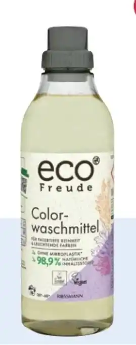 Rossmann Eco Freude Color-Waschmittel Angebot