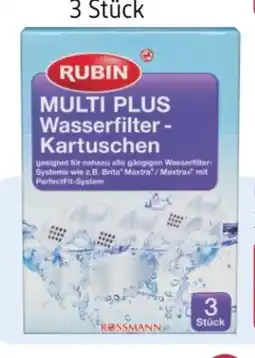 Rossmann Rubin Wasserfilter Kartuschen Multi Plus Angebot