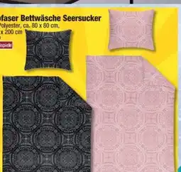 Poco Microfaser-Seersucker-Bettwäsche Angebot