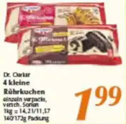 inkoop Dr. Oetker Rührkuchen Angebot