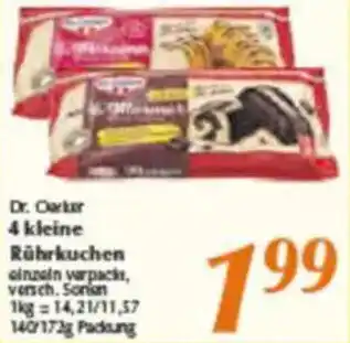 inkoop Dr. Oetker Rührkuchen Angebot