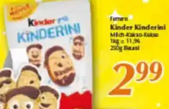 inkoop Ferrero Kinder Kinderini Angebot